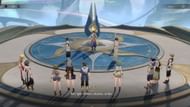 Soctires's fate being decided in a trial (Image via HoYoverse)